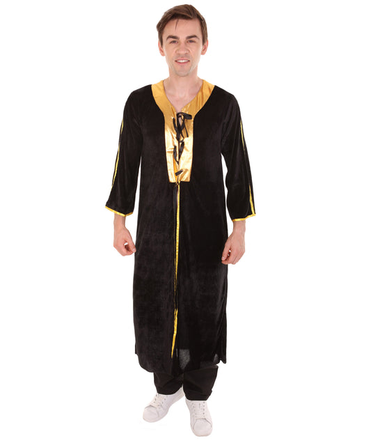 大人向け男性用 JCO-142 賢いメルキオール コスチューム ブラック&ホワイト ハロウィン コスチューム