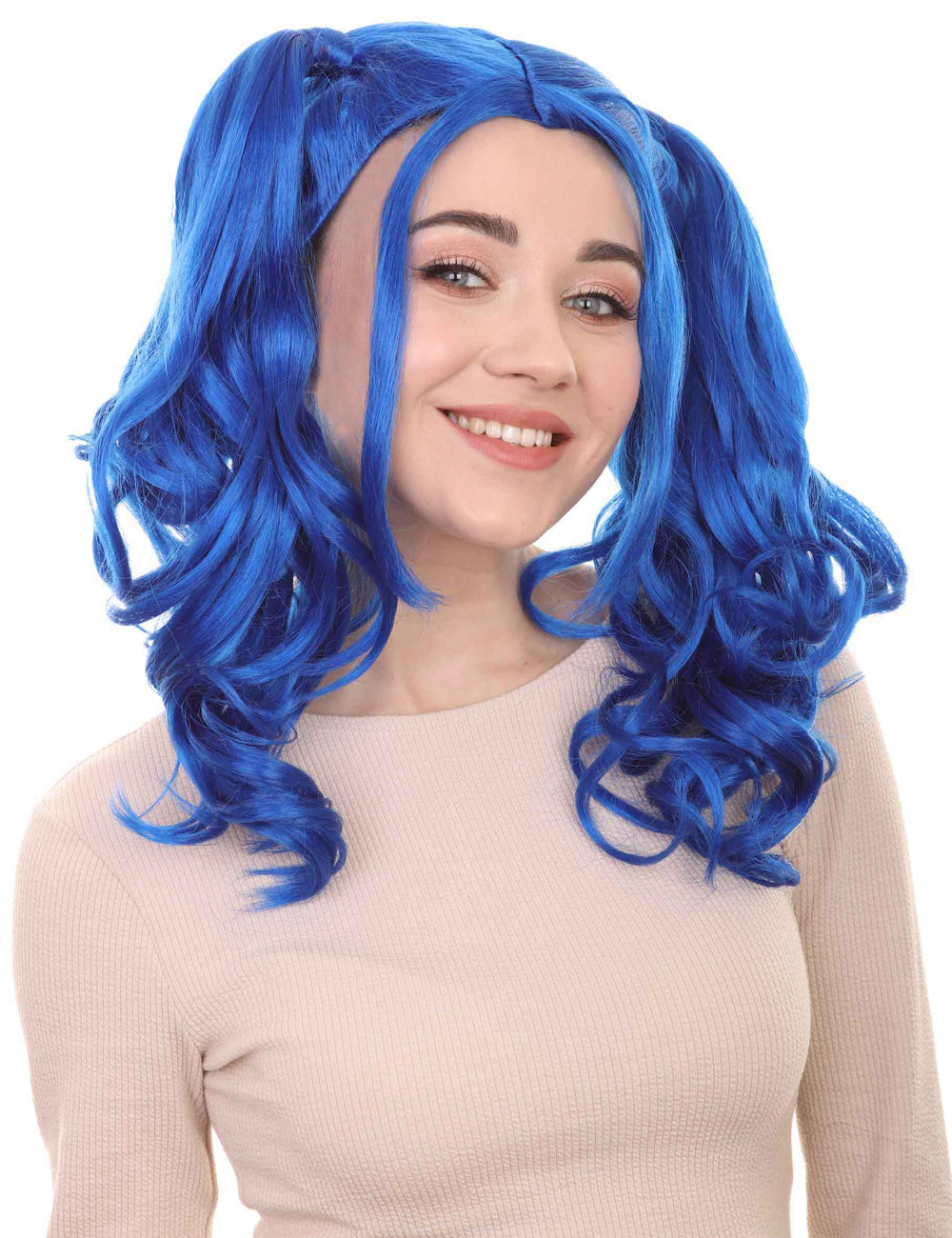 Wigs2you ハロウィンパーティー プレミアム レディース H-745 ドリー ピグテール ウィッグ ダークブルー色