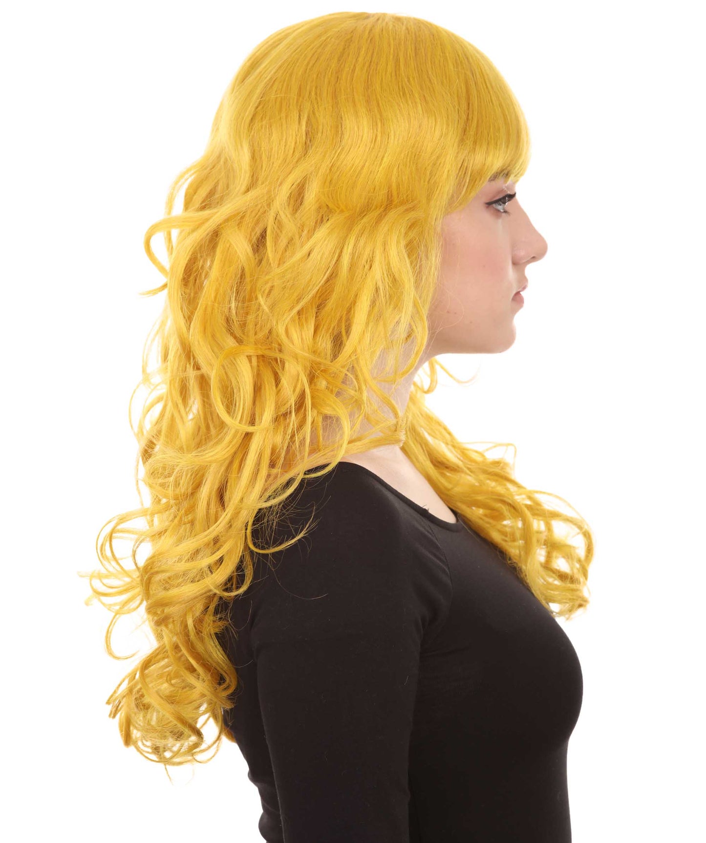 Wigs2you ハロウィンパーティープレミアム H-839 バットマン 女性ジョーカーウィッグ ゴールドカラー