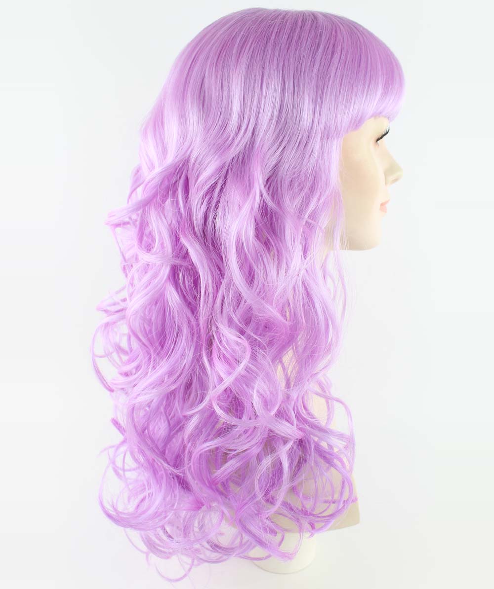Wigs2you ハロウィン パーティー プレミアム H-823 バットマン 女性ジョーカー ウィッグ パープル色