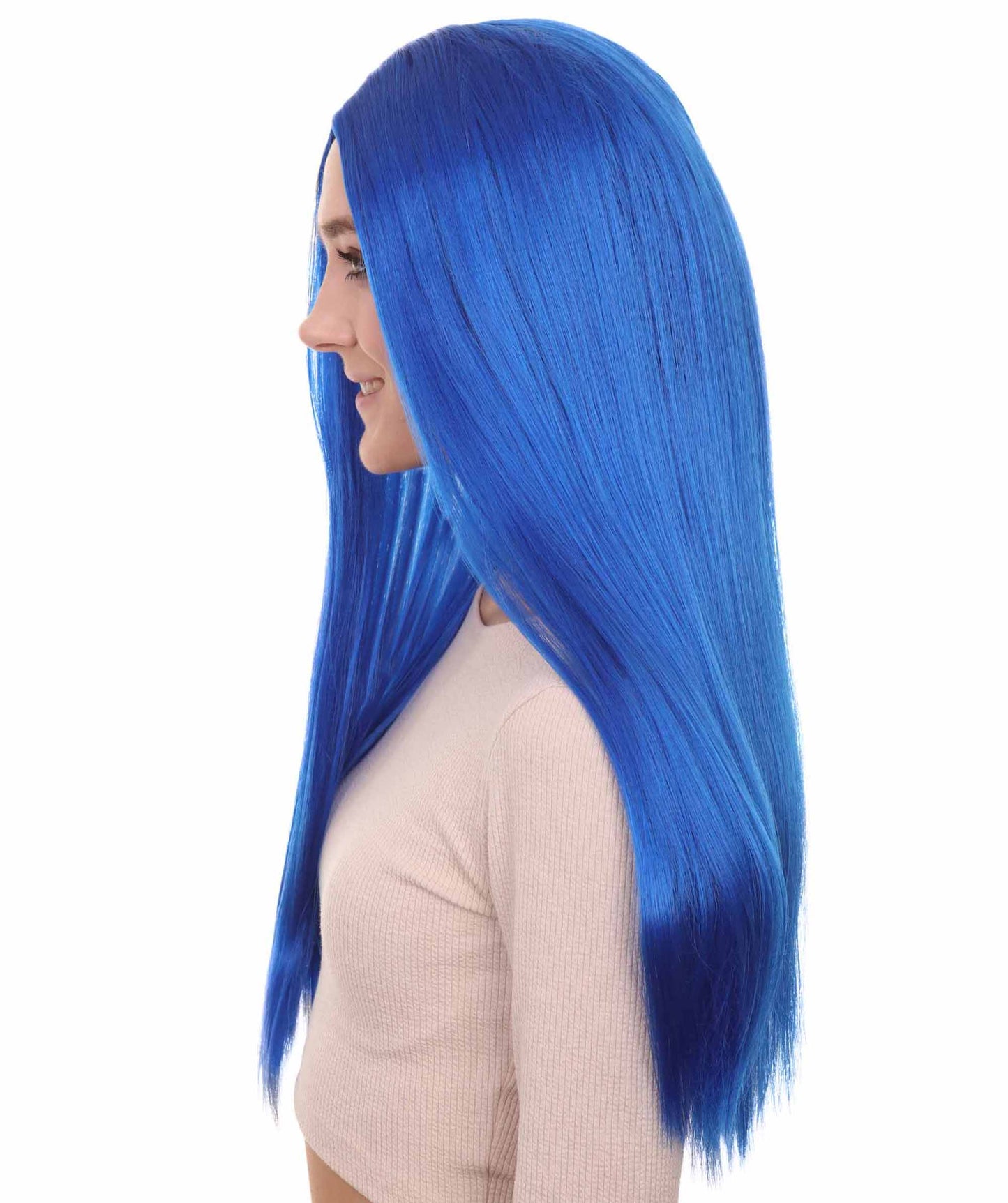 Wigs2you ハロウィンパーティープレミアム H-859 悪の花嫁 II 女性ウィッグ ダークブルー色