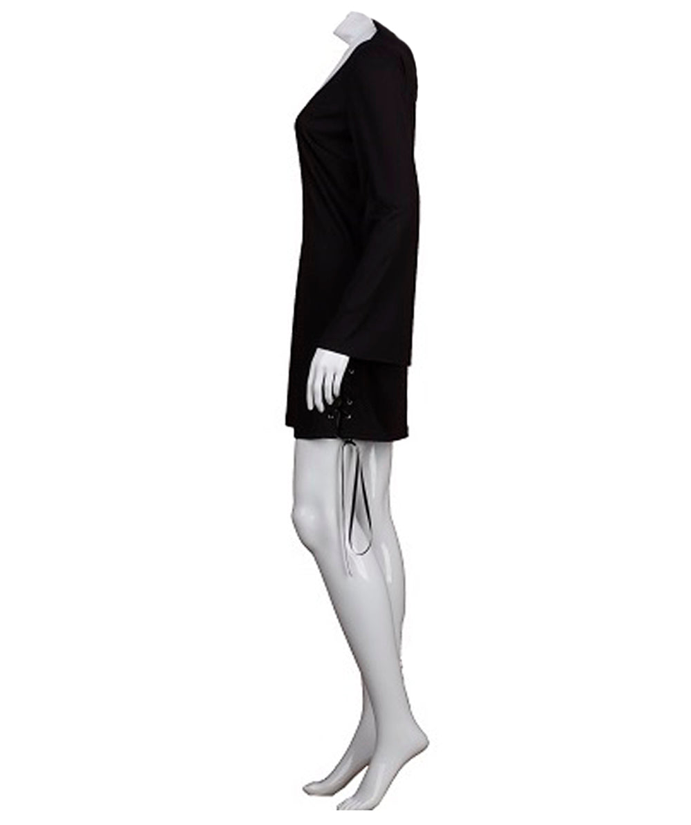 大人の女性の JCO-005 エッチな修道女の衣装 ブラック ハロウィン衣装