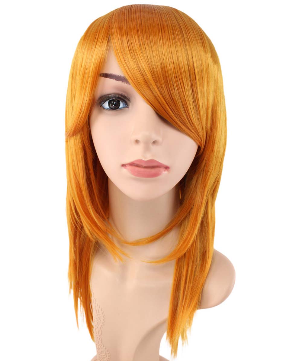 レディースファッション C-071 ロングストレート C-ワインレッド コスプレヒートスタイラブルウィッグ
