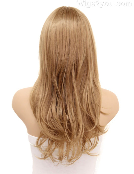 レディースファッション C-051 ロングウェービー C-アッシュブロンド コスプレ ヒートスタイルウィッグ