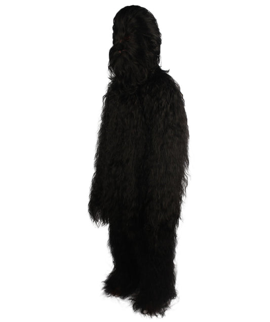 ユニセックス JCP-209_12 ヘアリー ウォリアー エイプ ミリタリー リーダー レジスタンス ファイター ブラック コスプレ コスチュームとウィッグ バンドル