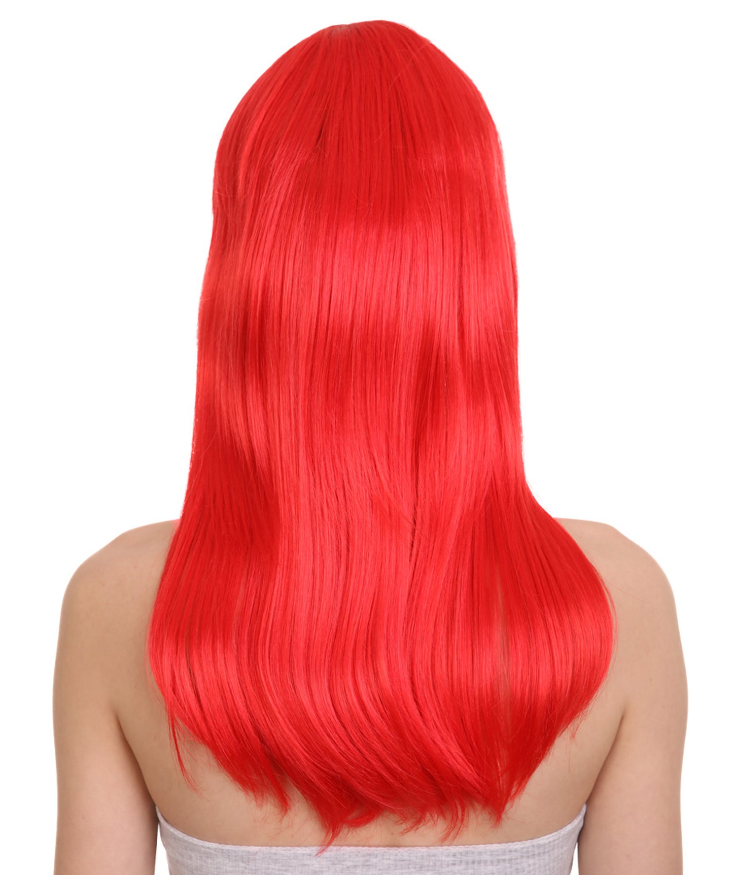 Wigs2you ハロウィンパーティープレミアムレディース H-1036 とても快適なグラマーグリーンウィッグ レッドカラー