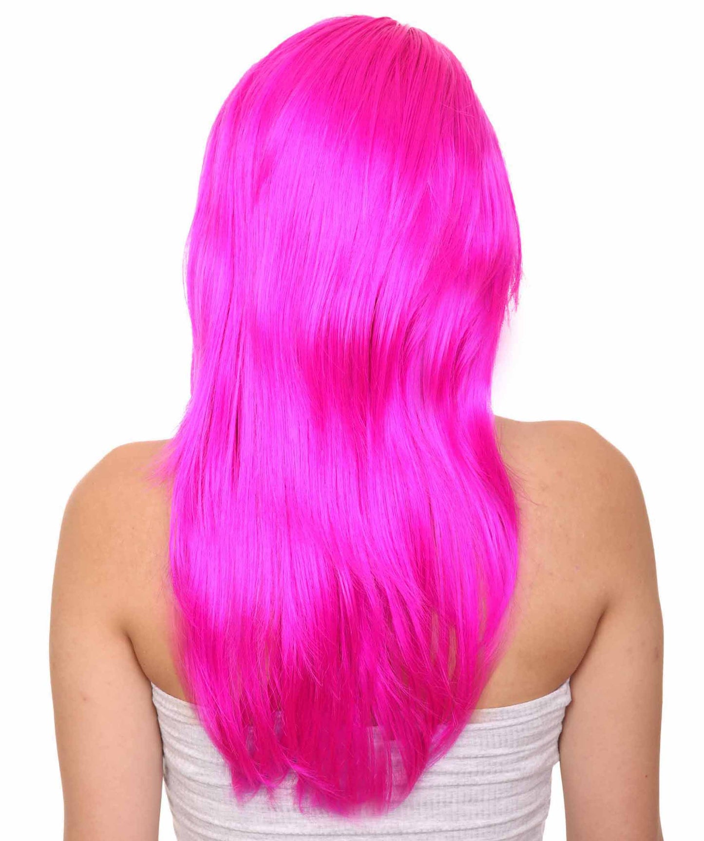 Wigs2you ハロウィンパーティープレミアム H-963 3レイヤーのパーティーガールウィッグ ネオンフューシャカラー