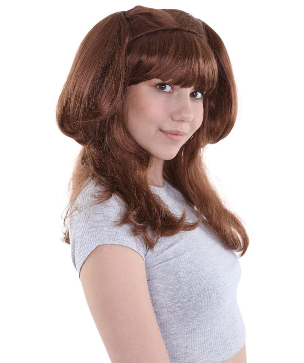 Wigs2you ハロウィンパーティープレミアム レディース H-808 バナナエンジェルウィッグ オーバーンブラウン色