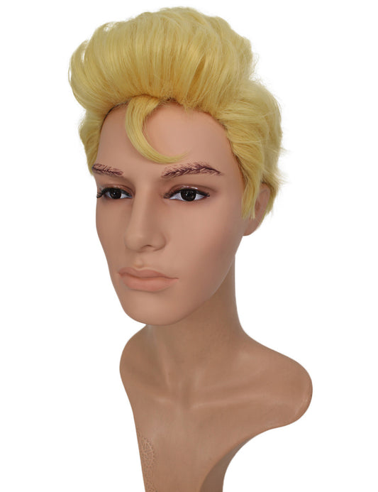 メンズファッション C-096 ミディアム C-ライトイエローゴールド コスプレヒートスタイラブルウィッグ