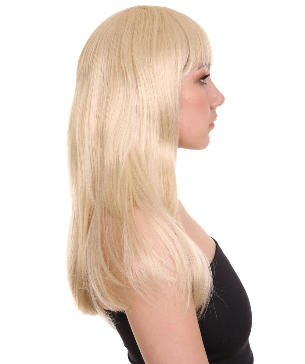 Wigs2you ハロウィン パーティー プレミアム レディース H-1060 とても快適なグラマー グリーン ウィッグ ブロンド カラー
