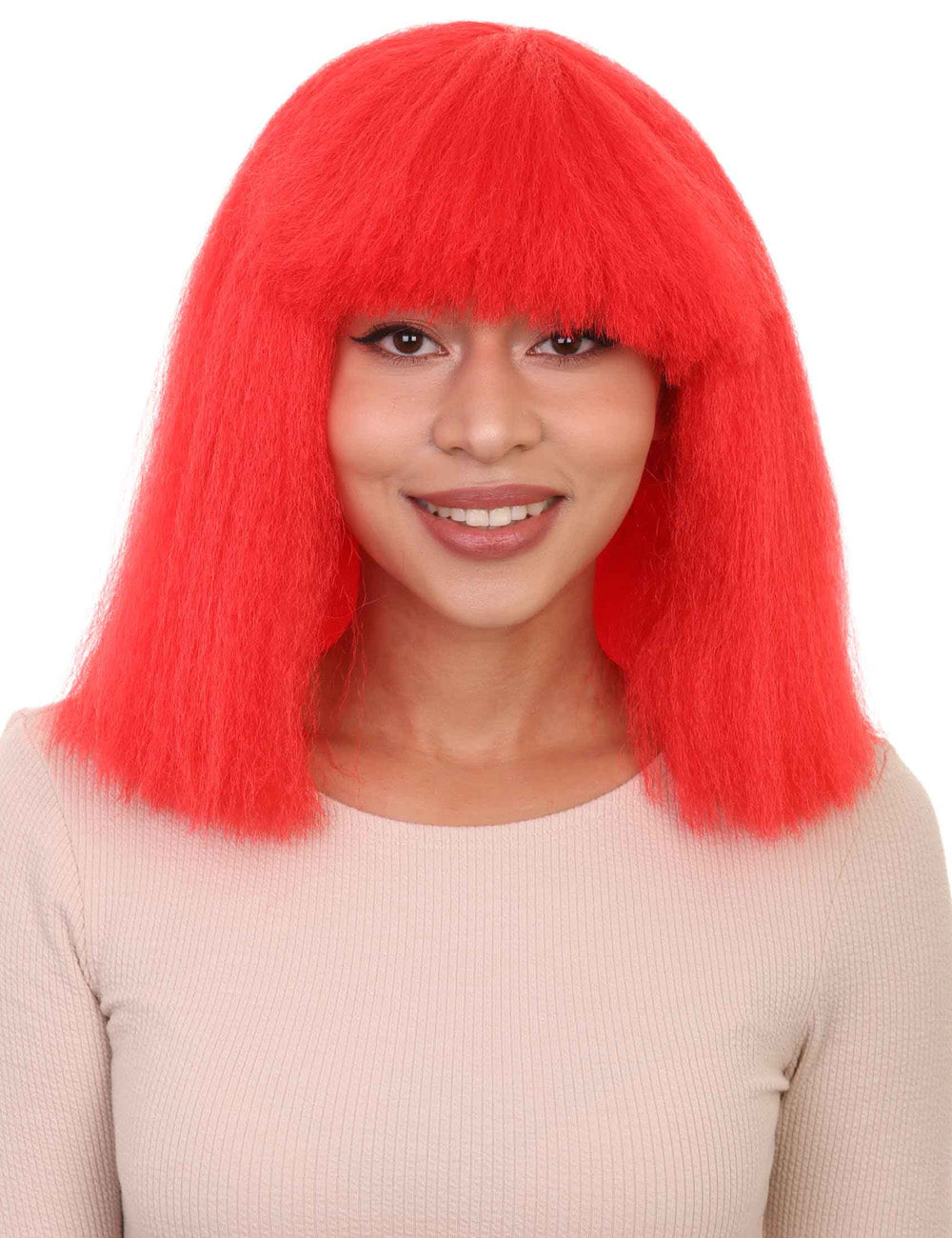 Wigs2you ハロウィンパーティープレミアムレディース H-1490 美しいルックを手に入れよう!ポップスターレッドウィッグ