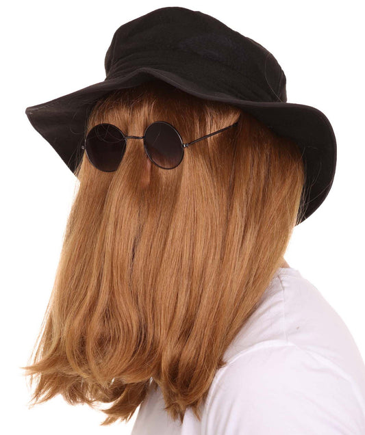 ハロウィンパーティ プレミアムメンズ H-5554 ショートレングス ダッパークリーチャーウィッグ 合成繊維の髪