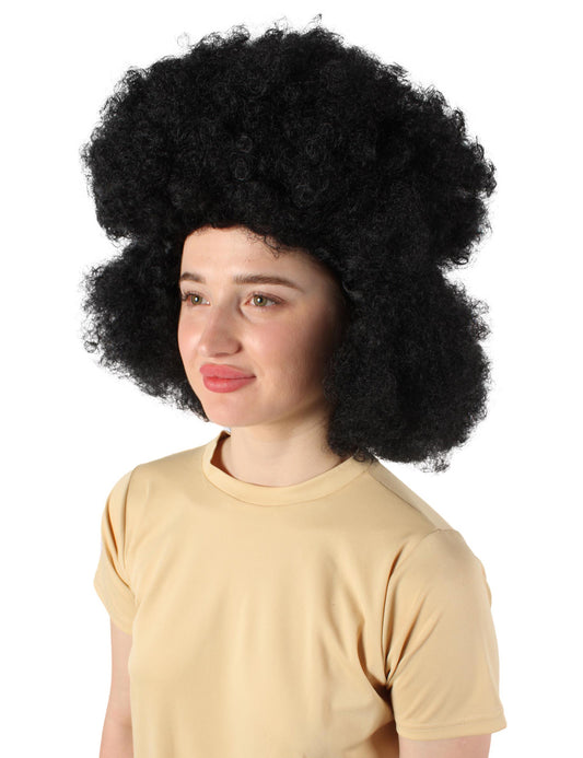 ハロウィンとパーティ プレミアムレディース ジェムストーン アニメシリーズ スティーブン ブラックキューブ アフロウィッグ H-5675