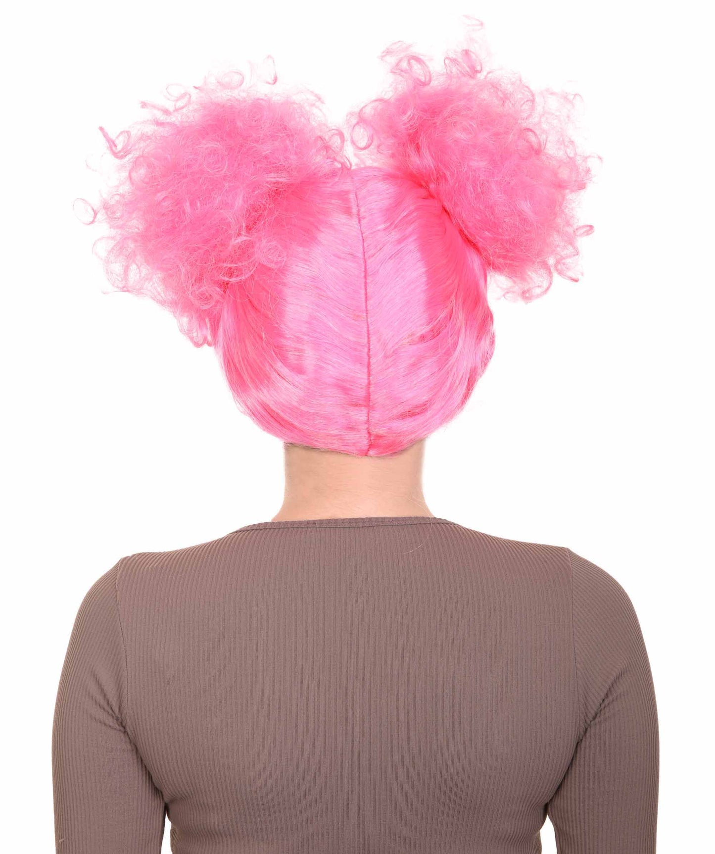 Wigs2you ハロウィンパーティープレミアムレディース H-1811 華やかに見えるピンクハーレクインウィッグ