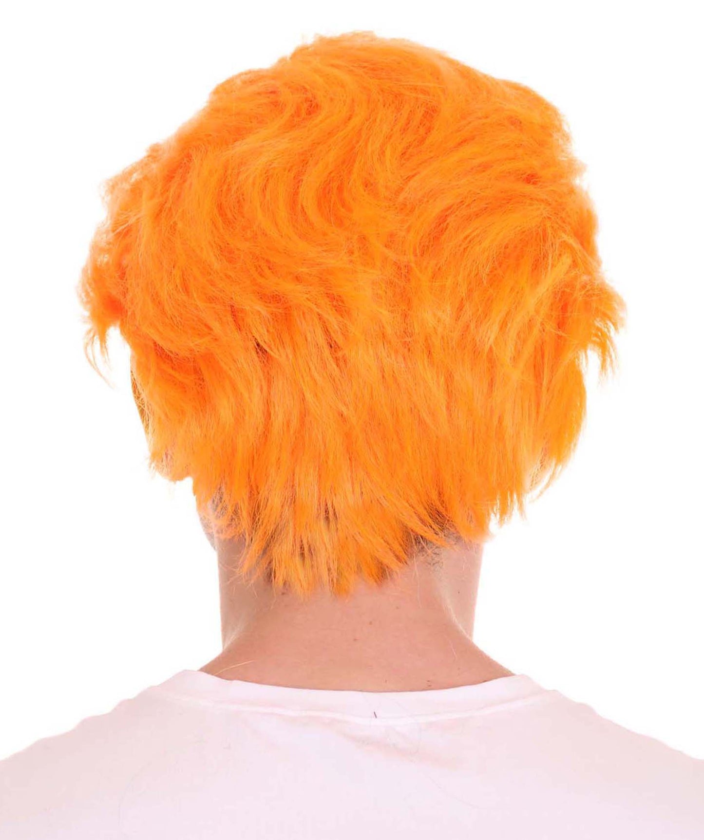 大人メンズ「インクレディブル・ファミリー2」ダッシュウィッグ ダシェル・パー オレンジウィッグとマスクセット H-4386 TV/映画ウィッグ プレミアム通気性キャップレスキャップ