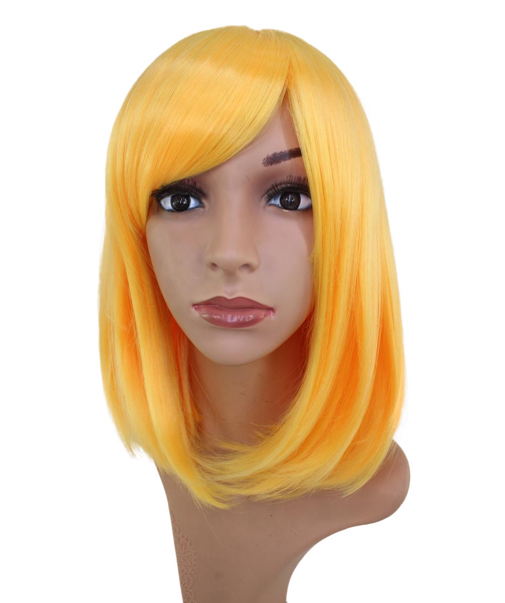 Wigs2You ミディアムストレートウィッグ サイドバング付き フルウィッグ 耐熱ファイバー製 コスプレ・イベント用 - サンディブラウン C-069
