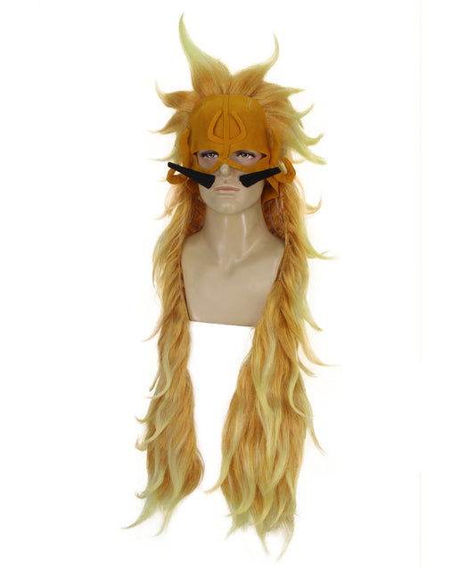 メンズ H-6107 日本のマンガの総司令官キングウィッグコスプレに最適難燃性合成繊維