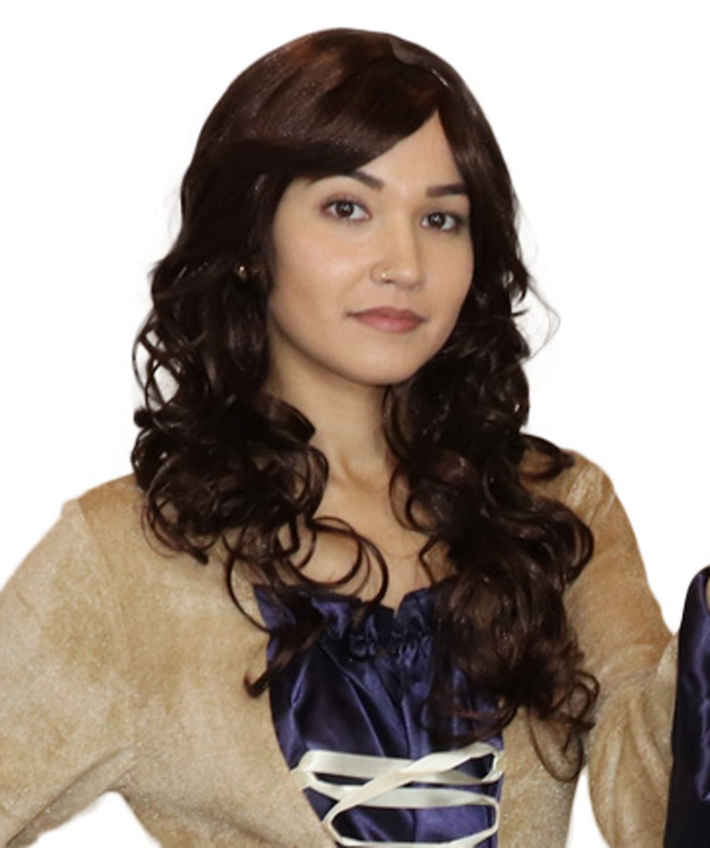 Wigs2you ハロウィンパーティープレミアム レディース H-654 モデルウィッグ ダークブラウン
