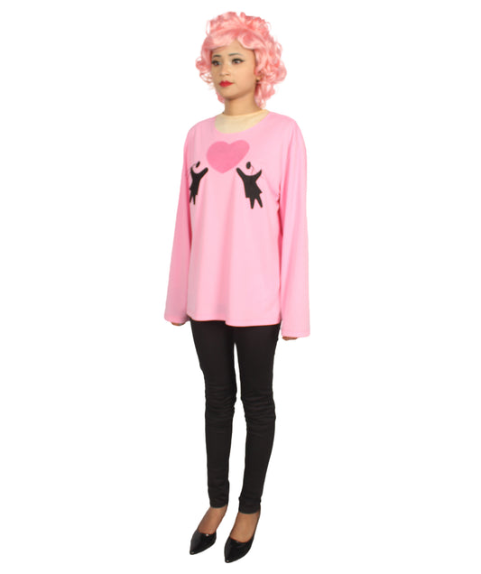 大人向け女性用 JCO-169_5 バレンタインデー 恋に落ちる ロングスリーブ ピンク コスプレ コスチュームコレクション