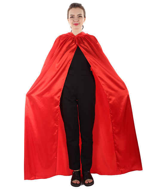 大人用女性のJCO-213_7 リバーシブルバンパイアケープ レッド&ブラック ハロウィンコスチューム
