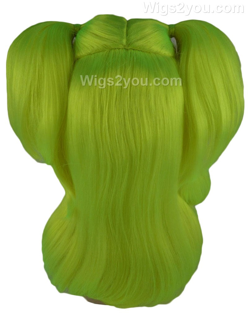 Wigs2you ハロウィンパーティープレミアム レディース H-781 バナナエンジェルウィッグ ネオングリーン色