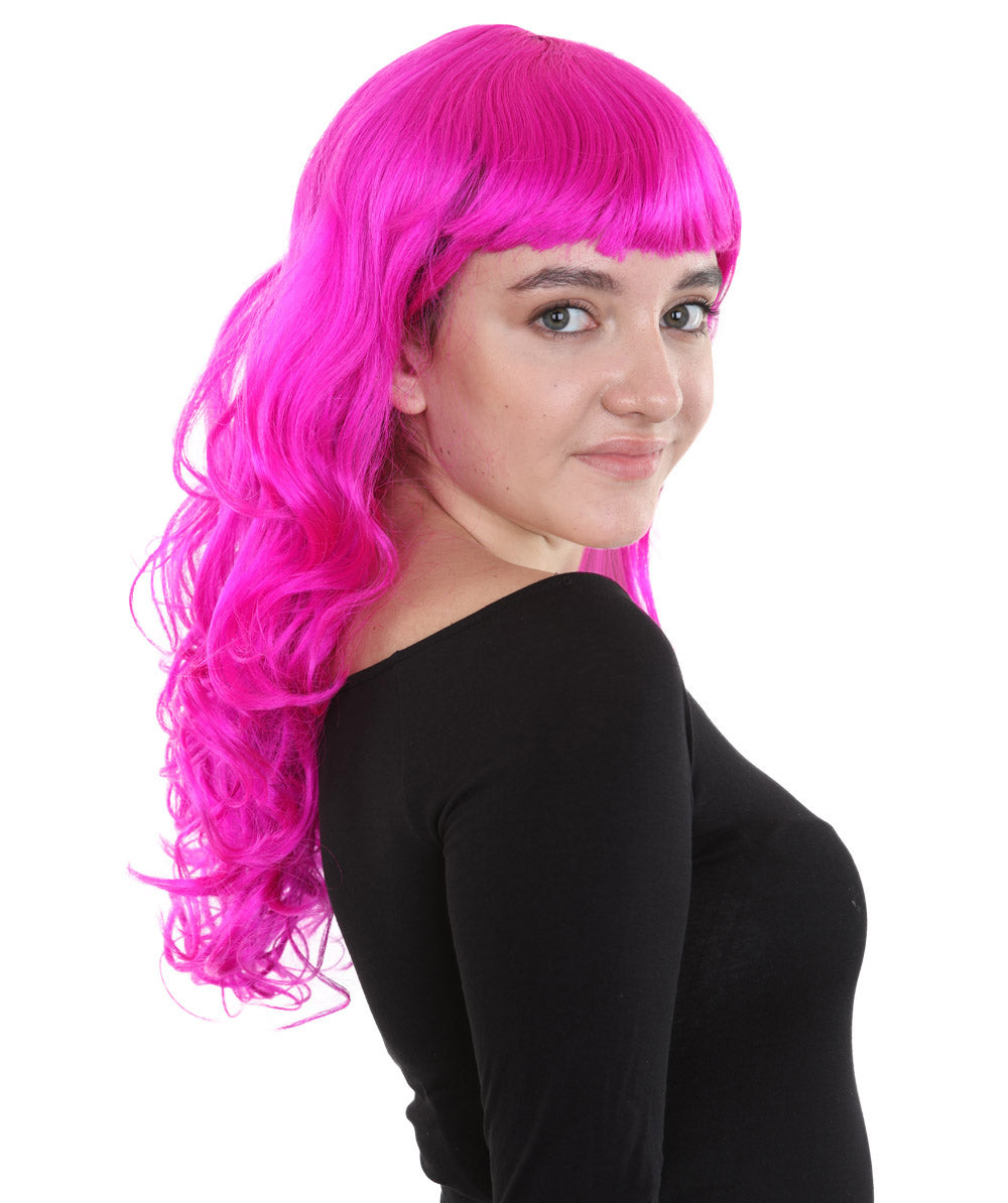 Wigs2you ハロウィンパーティープレミアム H-845 バットマン 女性ジョーカーウィッグ ネオンフューシャカラー