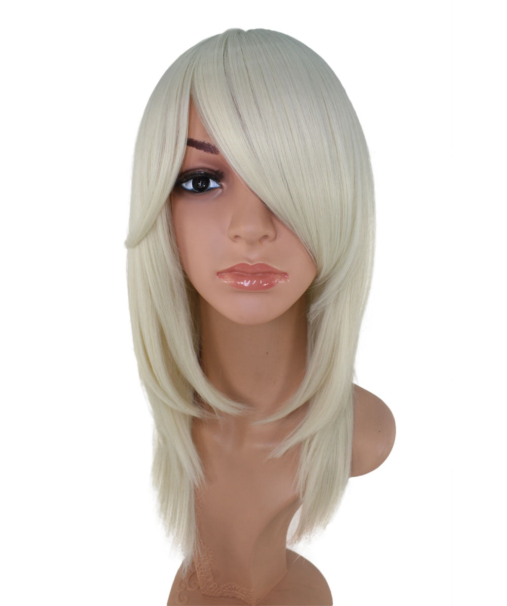 レディースファッション C-071 ロングストレート C-ワインレッド コスプレヒートスタイラブルウィッグ