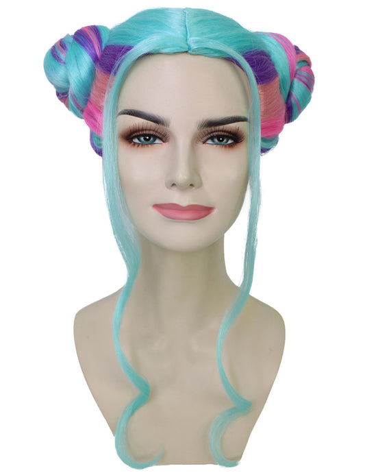 Wigs2you ハロウィンパーティ プレミアムレディース Cardi B カラフルバンズウィッグ H-5734