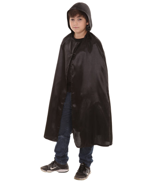 子供用 JCO-209_1 フードつきケープ ブラック コスプレ コスチューム
