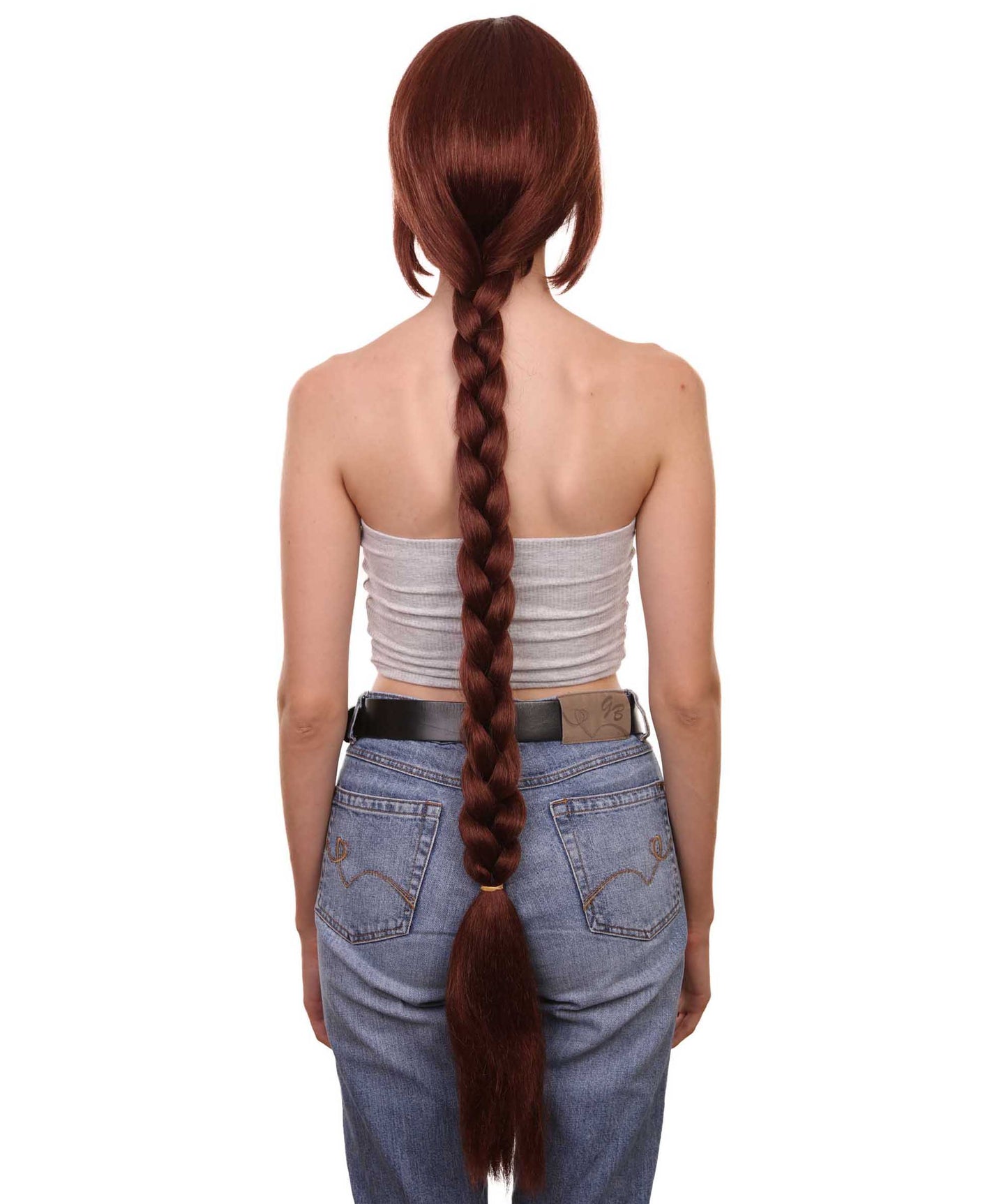 ハロウィンパーティープレミアムレディ H-5441 エクストラロングレングス 女性タンクウィッグ ブラウン