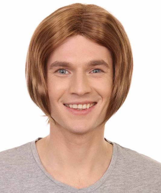 ハロウィンパーティープレミアム H-2170 ブラウングランジウィッグ 髪の革命 男性のウィッグの急増する人気