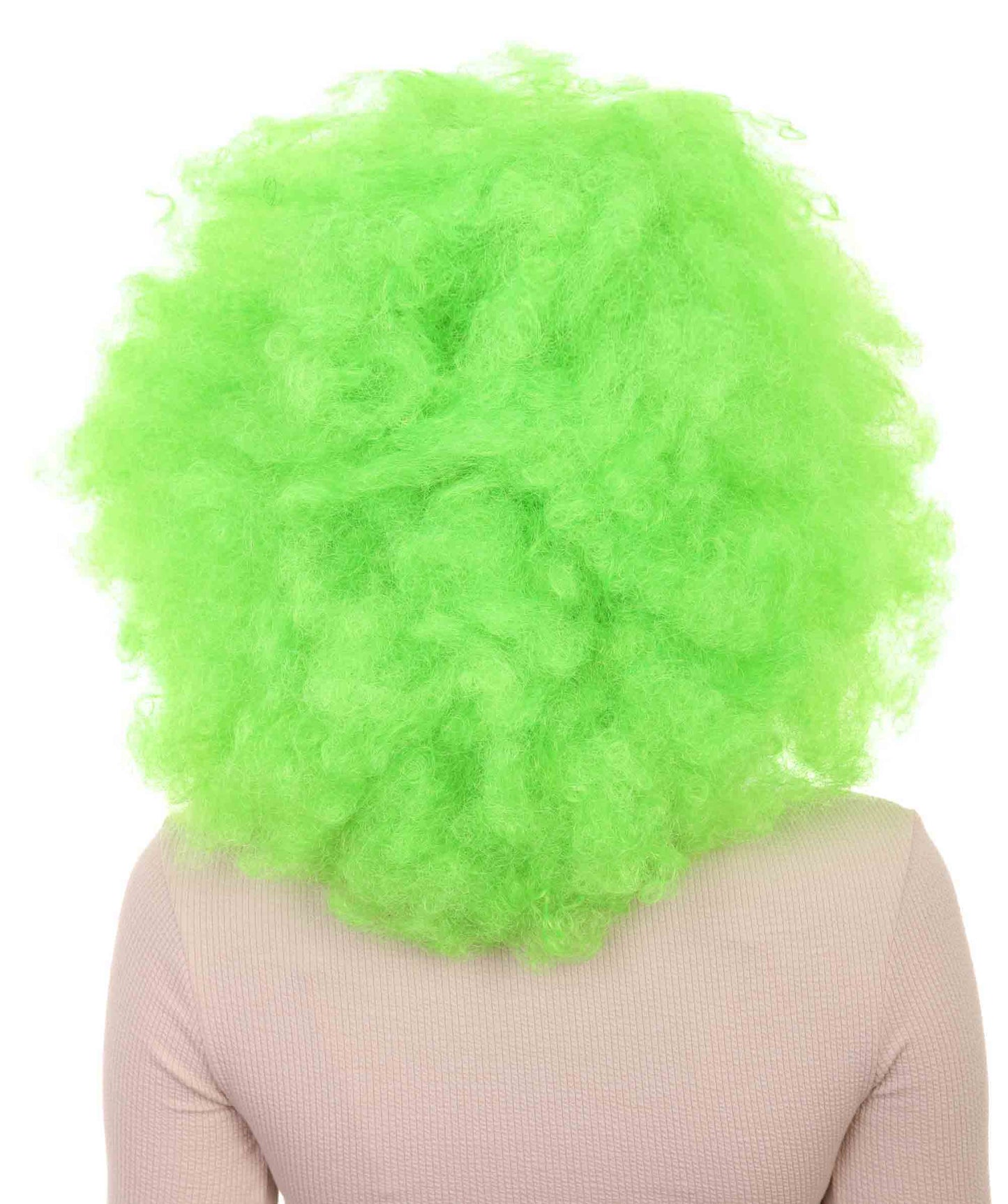 Wigs2you ハロウィン パーティー プレミアム レディース H-1238 着けやすい 快適なフィット感 ライム アフロ スモール ボウウィッグ