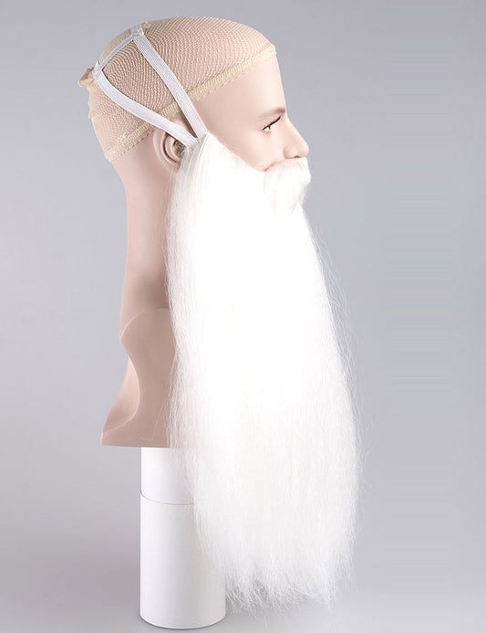 ホワイトメリークリスマスサンタのひげセットと口ひげ、Santa-015