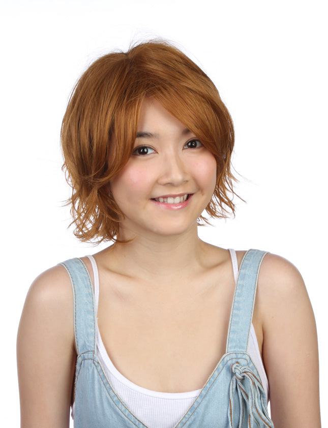 【Wigs2you】ウィッグ 耐熱 W-759 フルウィッグ ミディアム カール 高品質 ナチュラル 自然 かつら 女装 普段使い 医療用 簡単着用。
