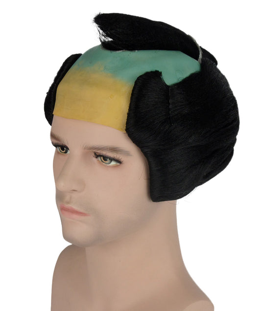 Wigs2you ハロウィンパーティープレミアム メンズ H-612 サムライ ブラックカラーウィッグ