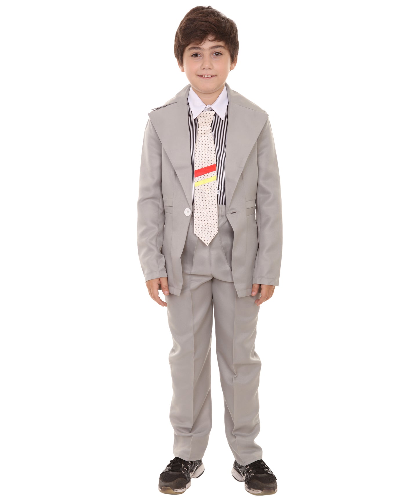 シンガー ボウイ JCP-028_6(Kids) コスプレコスチューム(子供用) グレー