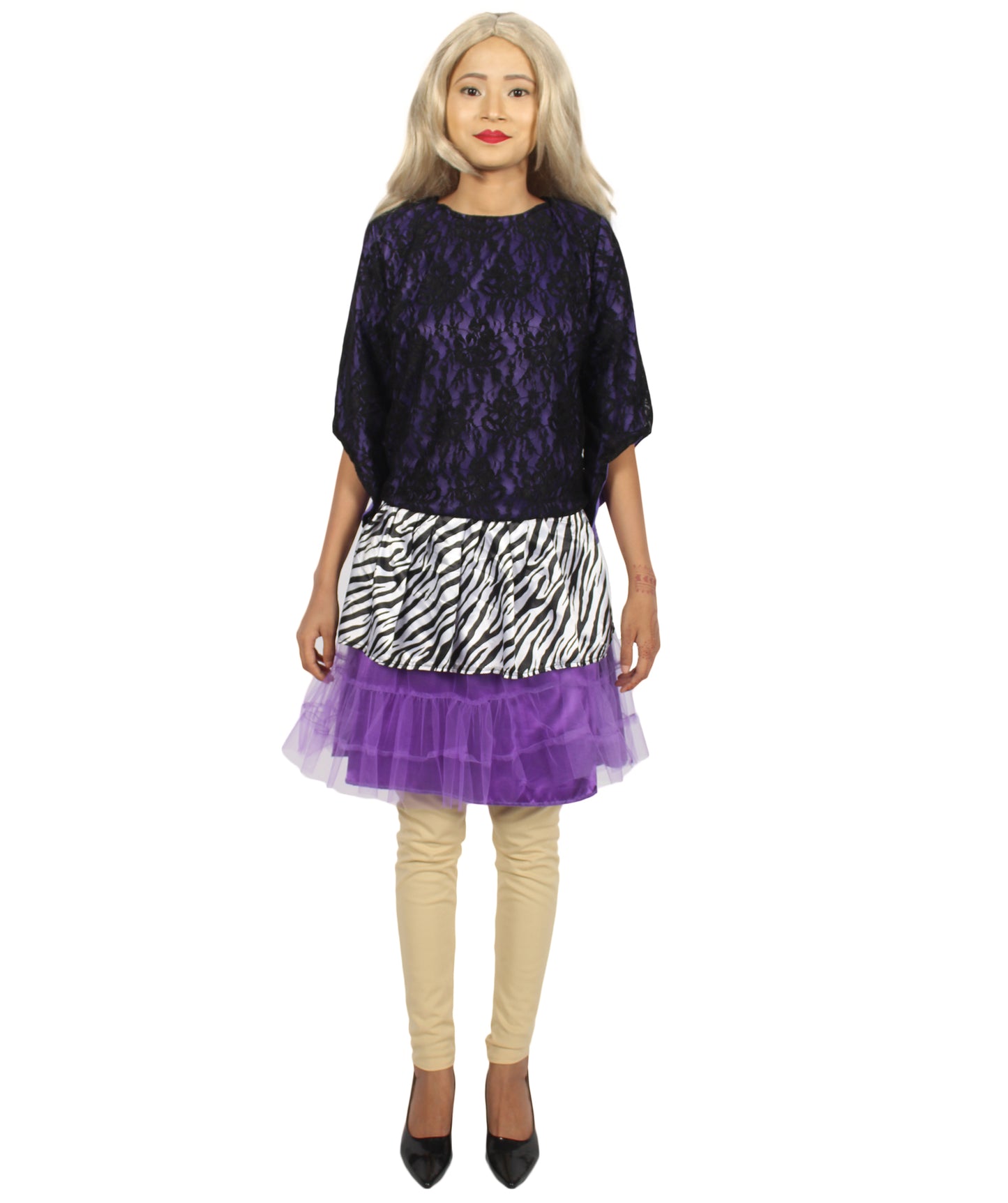 女性 JCP-147 のモンスター2ピースコスチューム マルチカラーハロウィンコスチューム