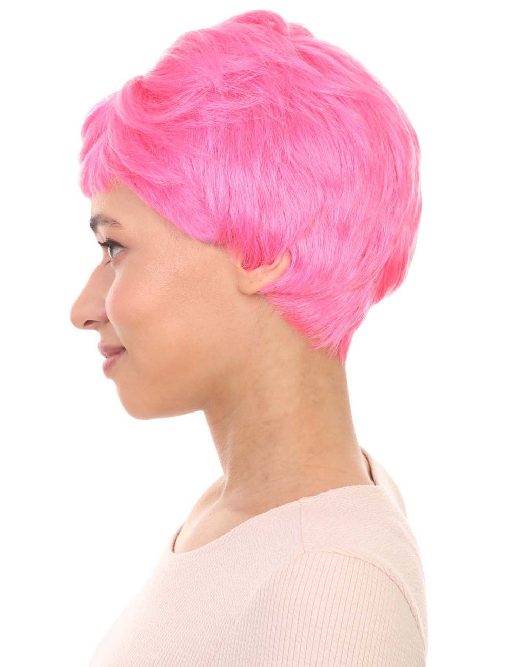 Wigs2you ハロウィンパーティープレミアム レディース H-593 コウノトリウィッグ ネオンピンク