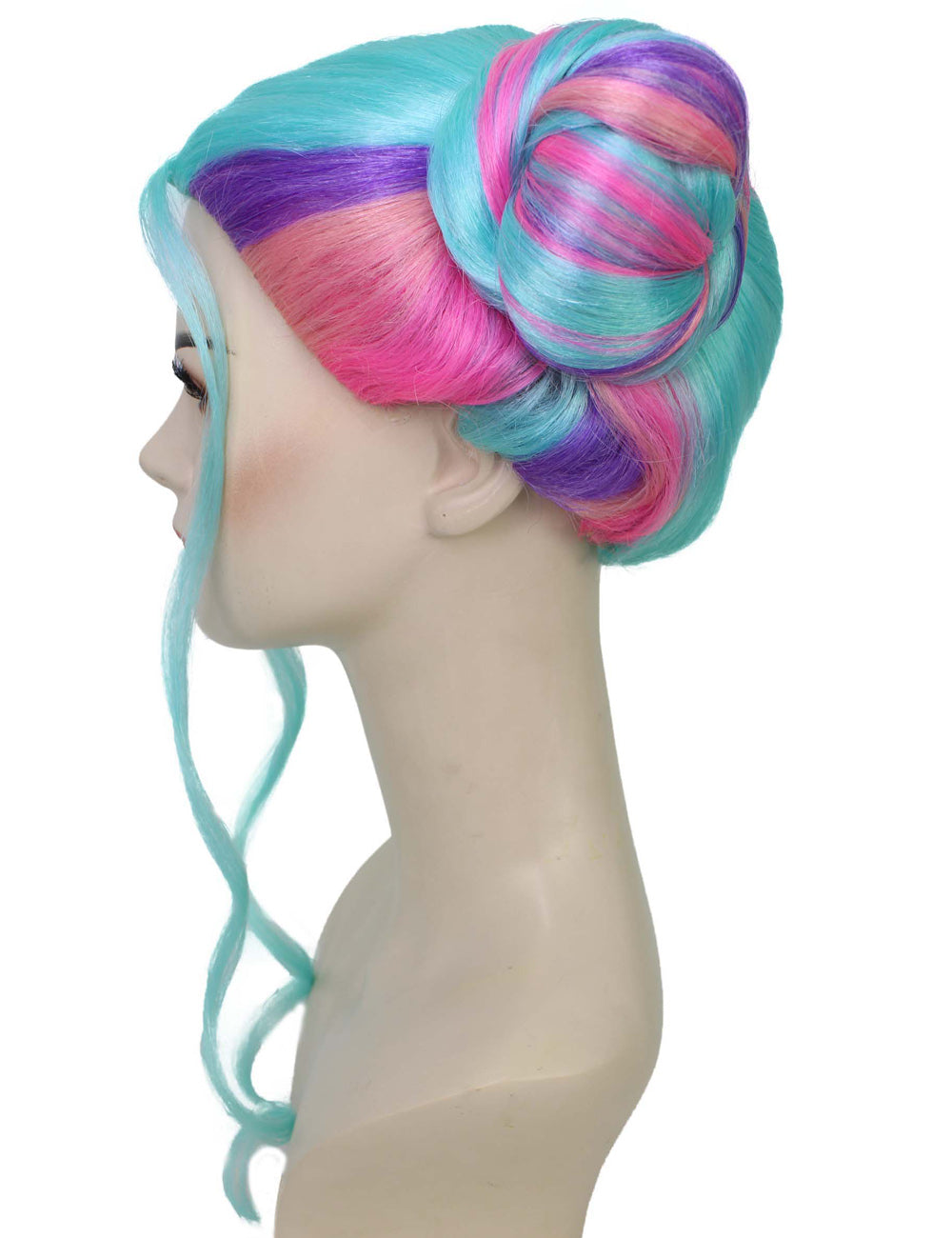 Wigs2you ハロウィンパーティ プレミアムレディース Cardi B カラフルバンズウィッグ H-5734