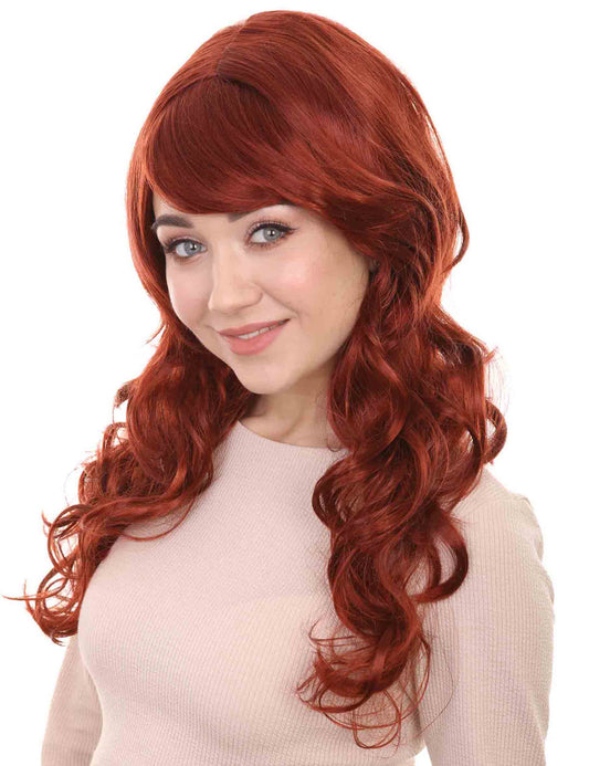 Wigs2you ハロウィン パーティー プレミアム レディース H-687 オーバーン ボムシェル ウィッグ