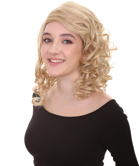 シンガーテイラー カーリーレディースウィッグ H-2796 ラグジュアリースタイル ハロウィンパーティ プレミアムウィッグ