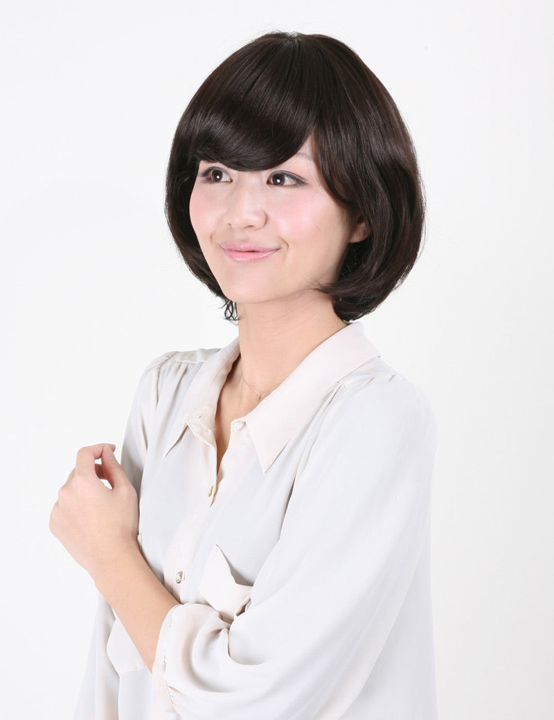 "耐熱商品☆綺麗なお姉さんスタイルになれちゃいます♪ ミディアムウィッグです♪ ウィッグネット付き♪ W-570 "