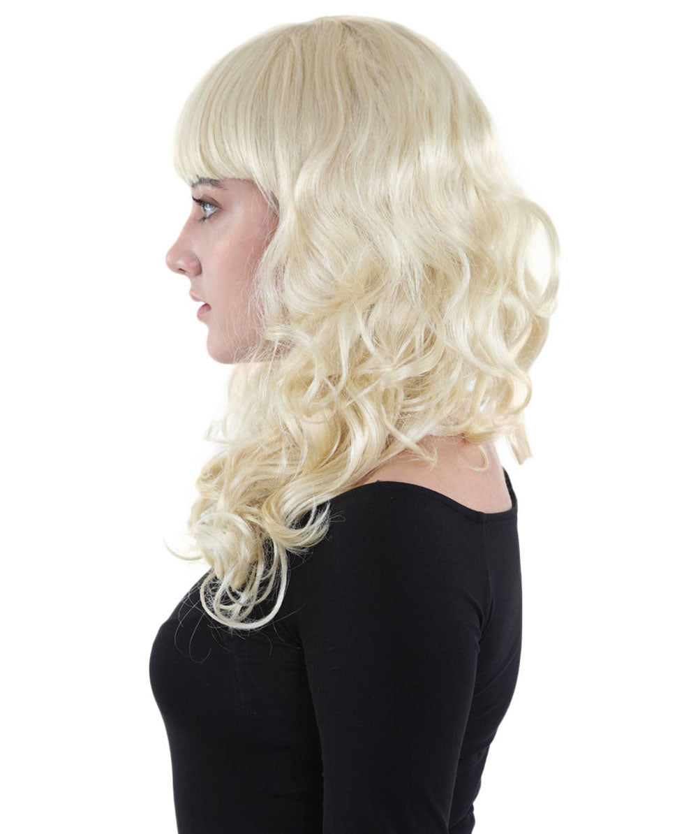 Wigs2you ハロウィンパーティープレミアム H-832 バットマン 女性ジョーカーウィッグ ブロンドカラー