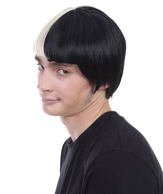 Wigs2you ハロウィン パーティー プレミアム メンズ H-609 SIA ウィッグ 男性 ブラック ブロンド