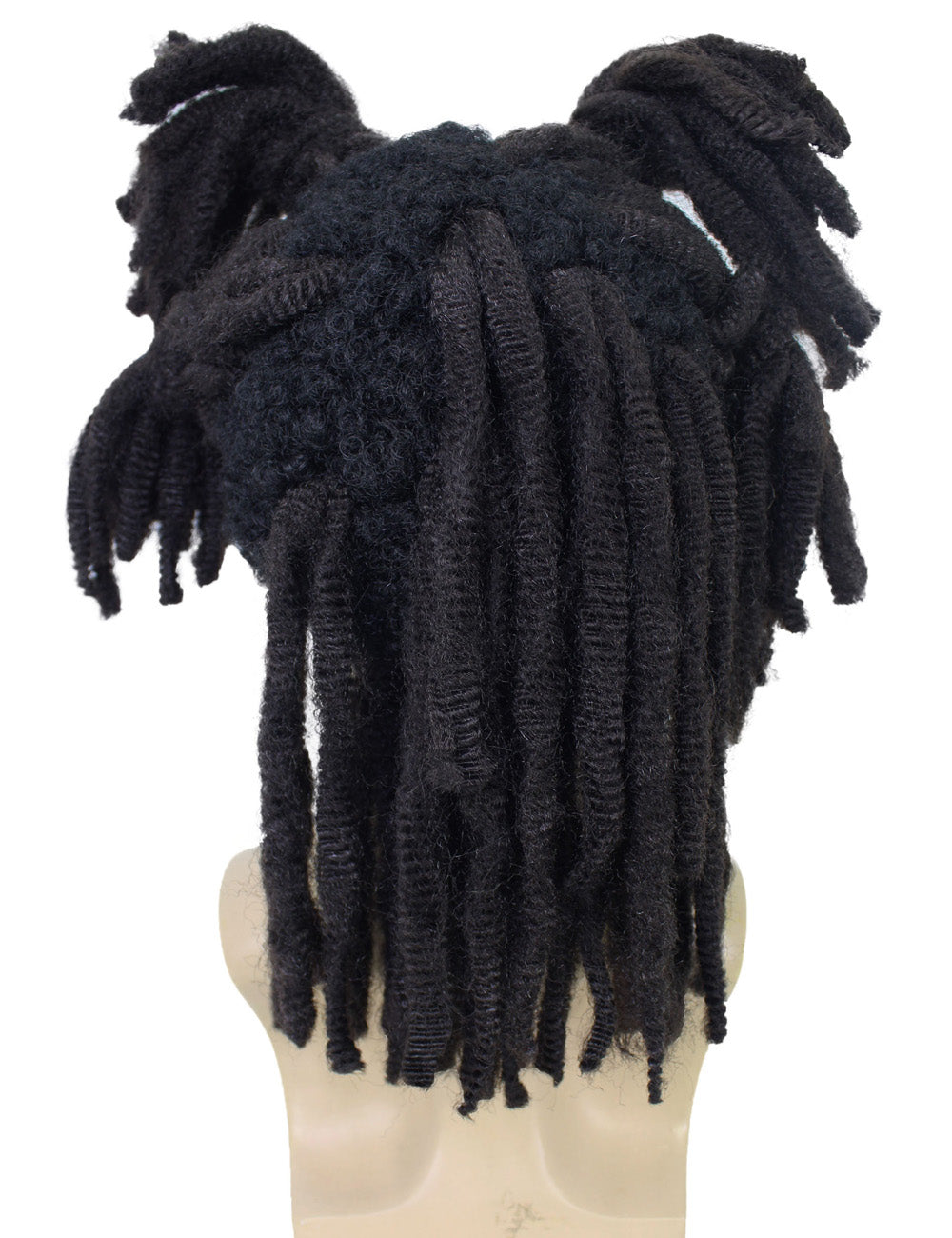 ハロウィンパーティー プレミアム 大人用 男性の「Jean Michel Basquiat」の黒でスタイリッシュなウィッグ H-5699