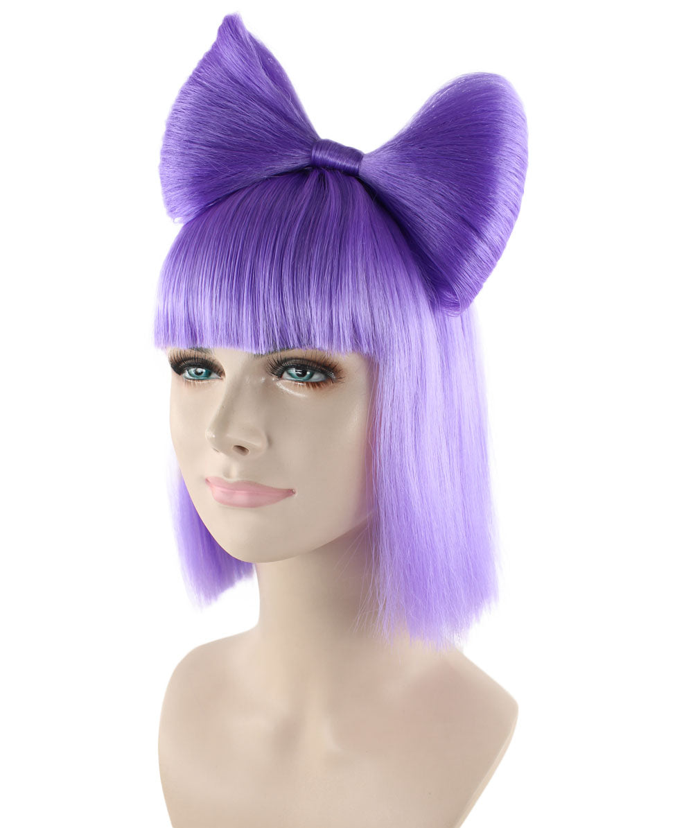 ハロウィンパーティ プレミアムレディース H-1668 ライラックバタフライウィッグ