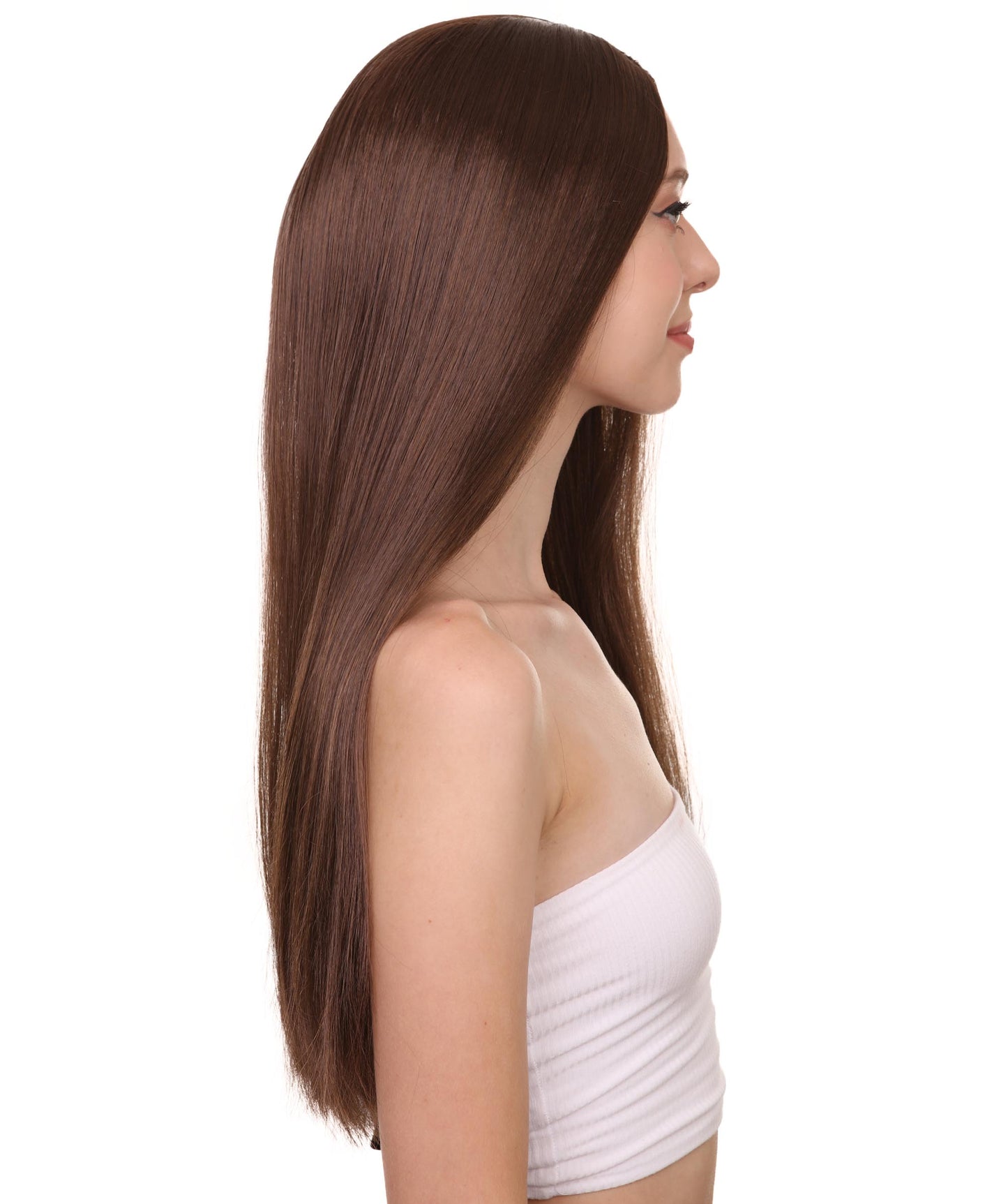 Wigs2you ハロウィンパーティープレミアム H-875 悪の花嫁 II 女性ウィッグ ブラウン