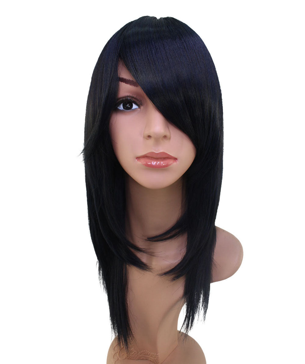 レディースファッション C-071 ロングストレート C-ワインレッド コスプレヒートスタイラブルウィッグ