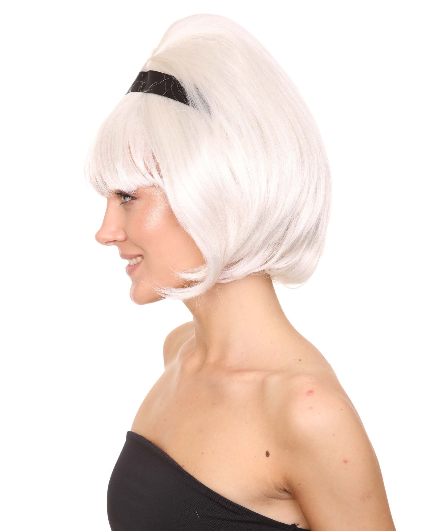 ハロウィンパーティープレミアムレディース H-2582 50年代のレディウィッグ 女性の美しさを受け入れる