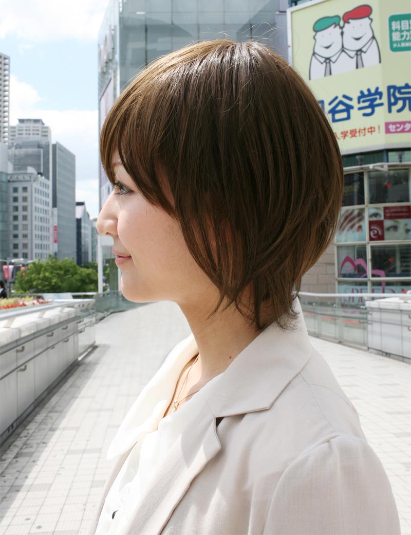 耐熱 |ショートウィッグ | シルエットの綺麗なボブスタイル | 老若男女大人気 | コテ・アイロンOK | ウィッグネット付き W-765A